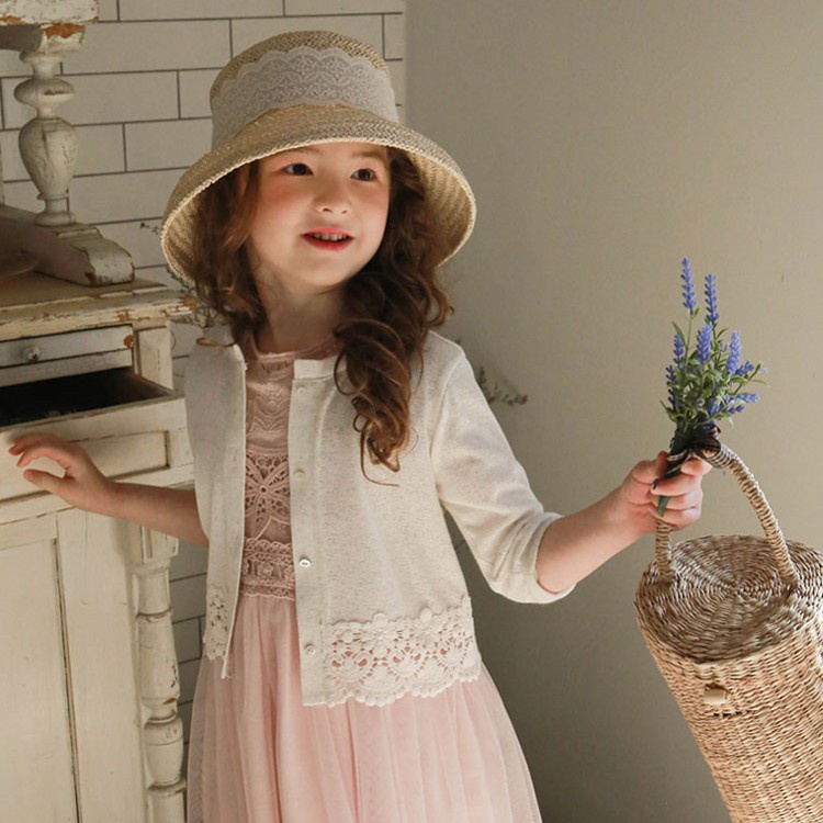 Áo Khoác Cardigan Chống Nắng Viền Ren Dễ Thương Kiểu Hàn Quốc Thời Trang Mùa Hè 2023 Cho Bạn Gái