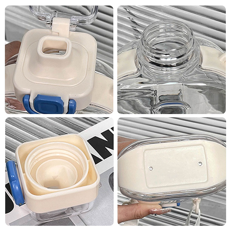 Bình Nước Thể Thao Dung Tích 750ml Có Dây Đeo