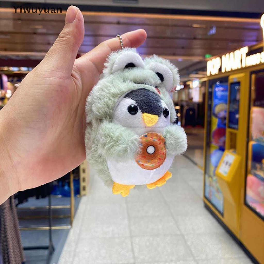 Móc Khóa Hình Chim Cánh Cụt Nhồi Bông Dễ Thương