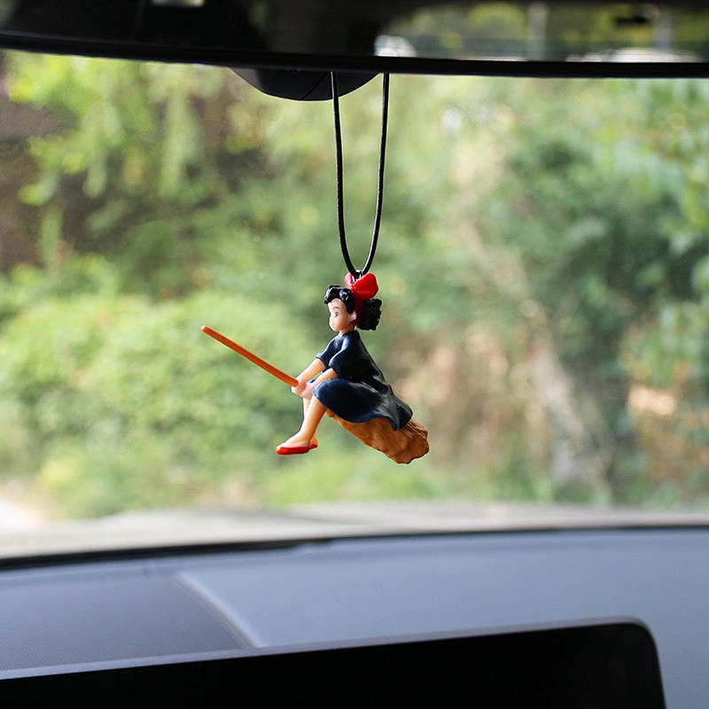 Creative Kiki's Delivery Service Little Witch Kiki Car Pendant Rearview Mirror Pendant Car Decoration Pendant Nội thất xe hơi PMXC