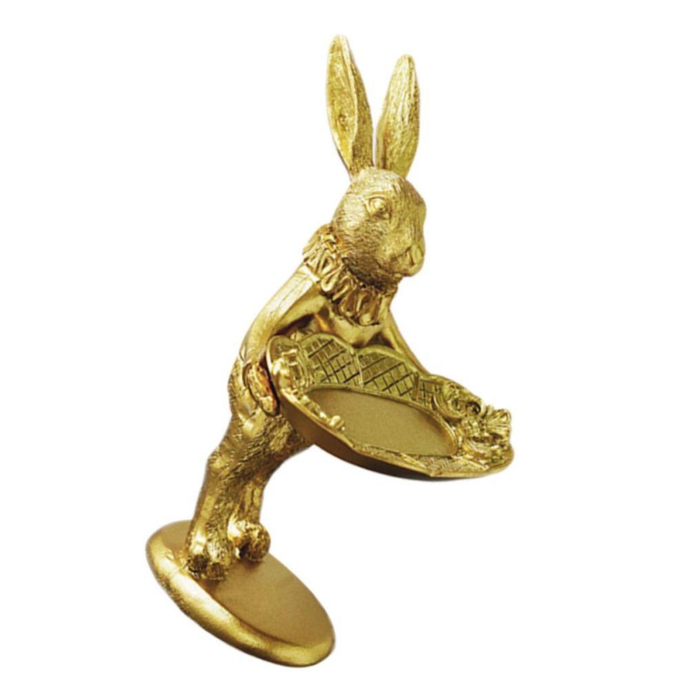 Mô Hình Điêu Khắc Thỏ Phong Cách Châu Âu|Giá Đỡ Trưng Bày Trang Sức Bằng Nhựa Resin Nghệ Thuật