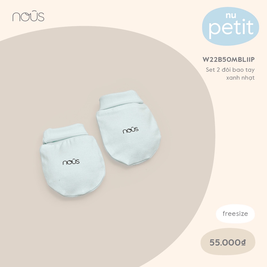 Bao Tay, Bao Chân, Mũ Nous cho bé sơ sinh - mẫu 2022