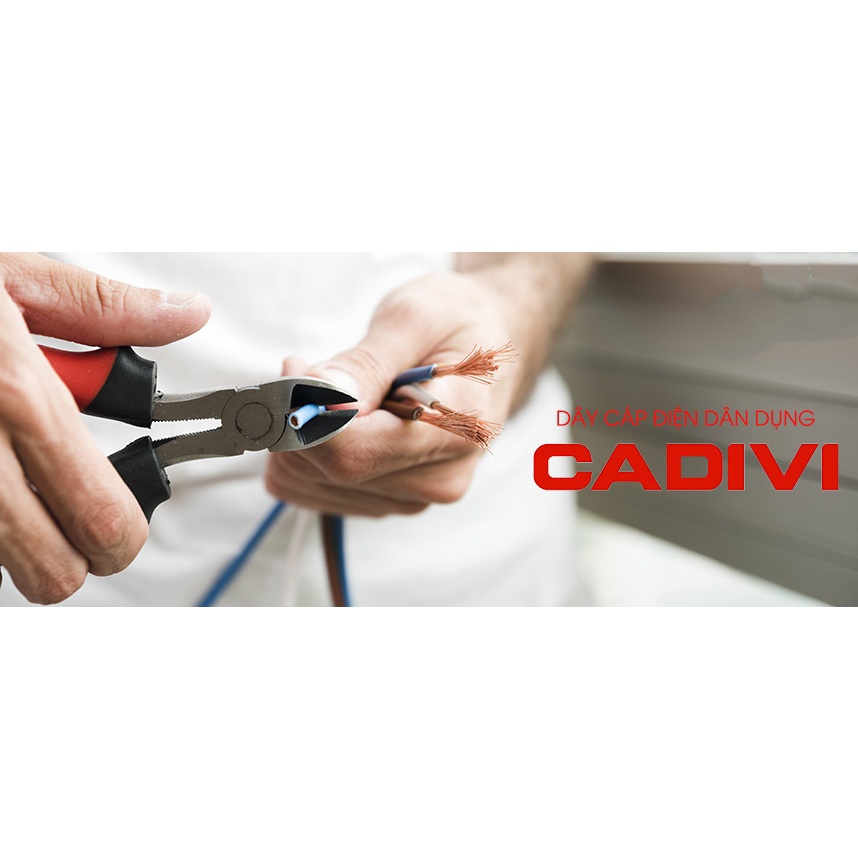 Giá Lẻ 1 Mét - Dây Điện Cadivi, Dây Điện ĐÔI Cadivi VCmd Các Size - Bảo Hành Chính Hãng