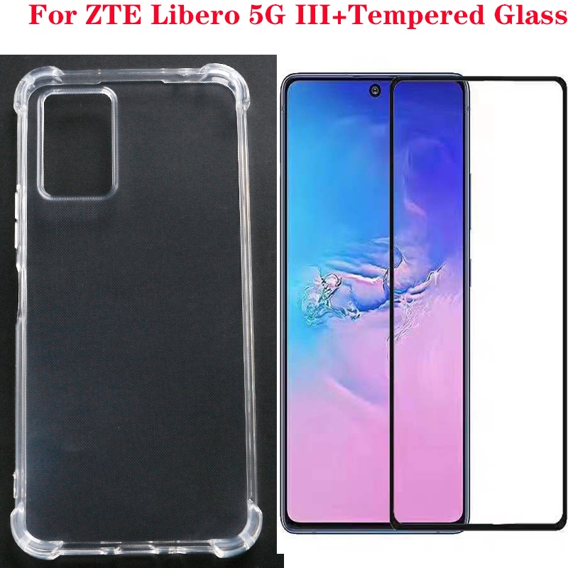 Ốp Điện Thoại Bảo Vệ Máy Ảnh Kèm Kính Cường Lực Cho ZTE Libero 5G III 2023
