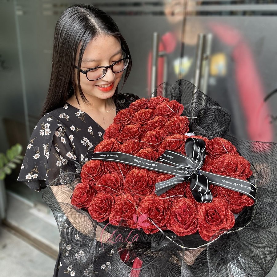 [Hỏa tốc] Bó hoa sáp thơm Lala quà tặng valentine 8/3, 20/10, 20/11 cánh hoa to đẹp lưu hương lâu