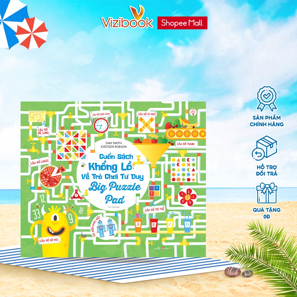 Sách - Sách khổng lồ về trò chơi tư duy