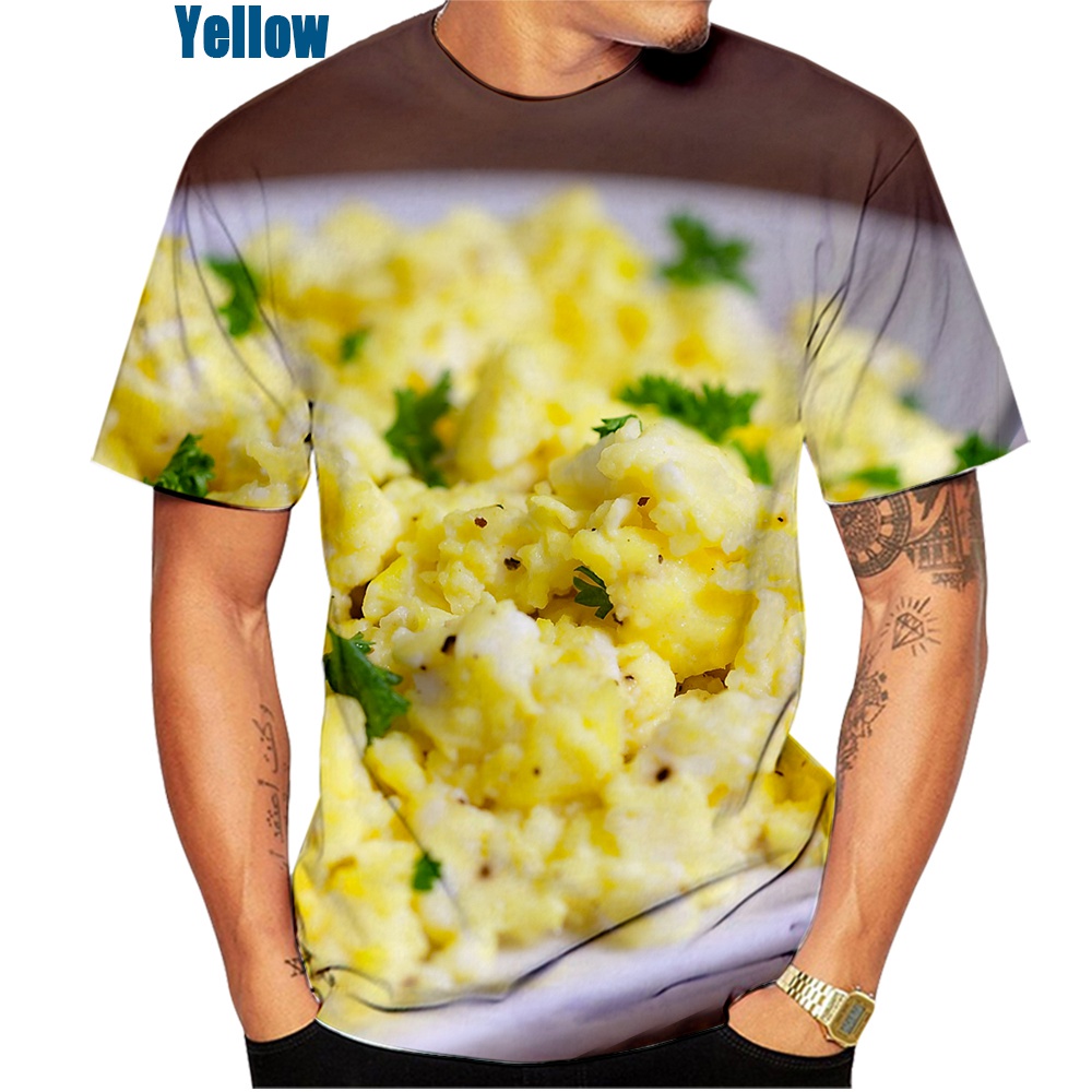 Áo Thun Ngắn Tay In Họa Tiết 3D Thời Trang Mùa Hè 2022 Dành Cho Nam