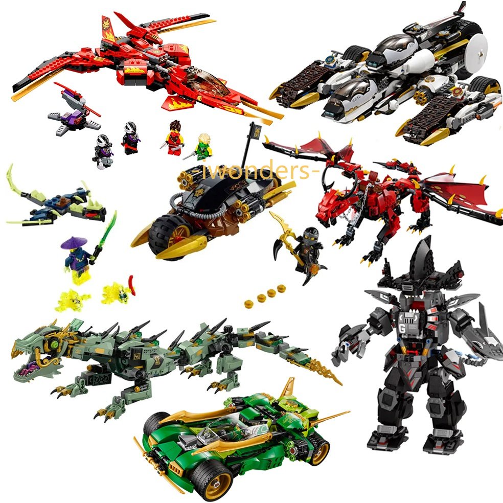 Lloyd 'S Hydro Mech Bộ Đồ Chơi Khối Xây Dựng Ban Đêm Pha Lê Nhỏ Nhắn Hình Rồng Vàng Làm Quà Tặng Cho Bé Trai