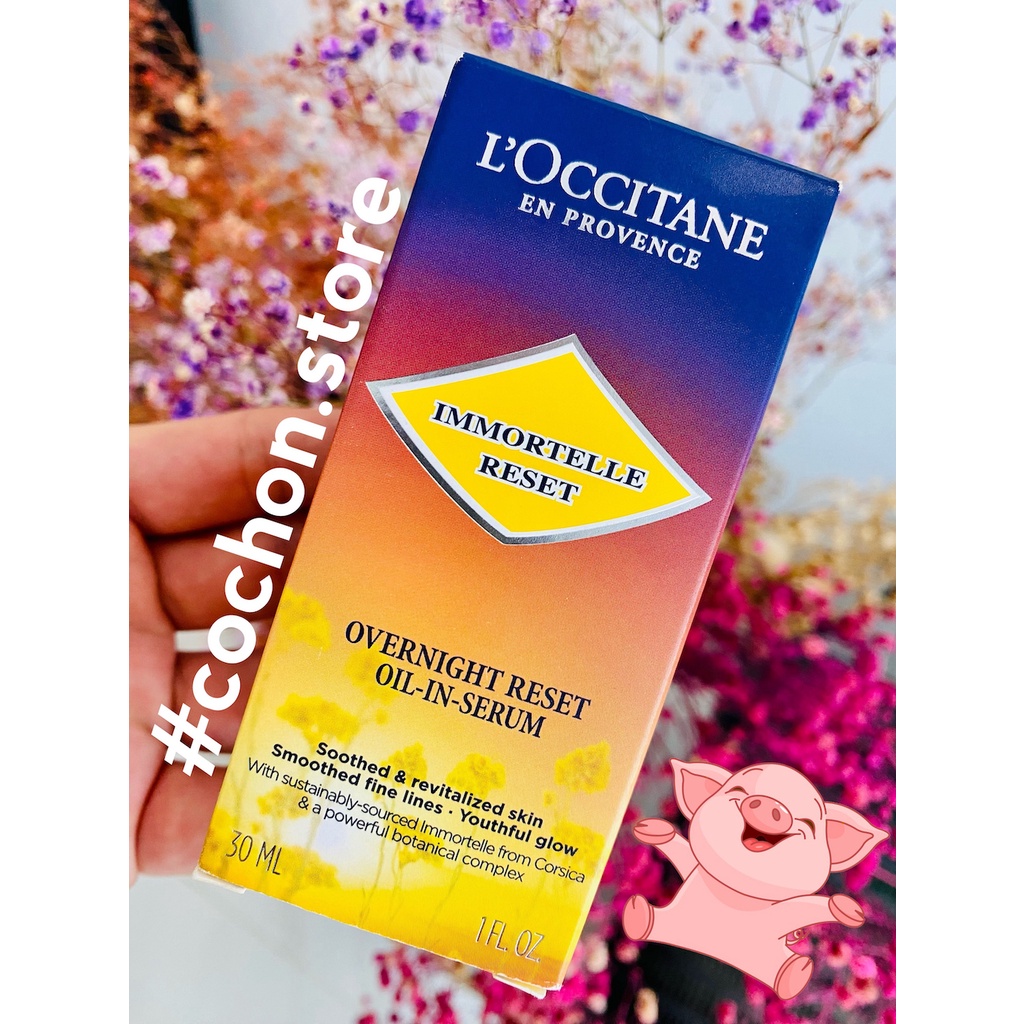 L'Occitane Tinh Chất Tái Sinh Quyền Năng Reset Night Serum 30ml/5ml