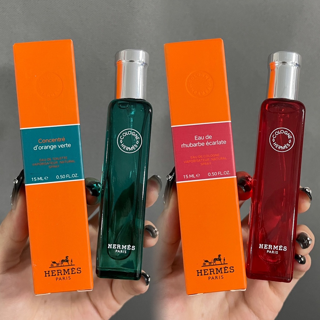 Nước Hoa Hermes Dạng Ống Kiểm Tra Nước Hoa Cho Sân Vườn / Nile / Mr.. Li / Cam / Xanh Lam / Xanh Dương / Nhẹ Khăn Choàng Lụa / Trái Đất / Cam / Xanh Lá / Máu 15ml Nhỏ Gọn