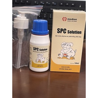Xịt bơm tiêu chảy nặng SPC Solution [chai 100ml] Heo phân trắng, phân xanh, phần vàng.