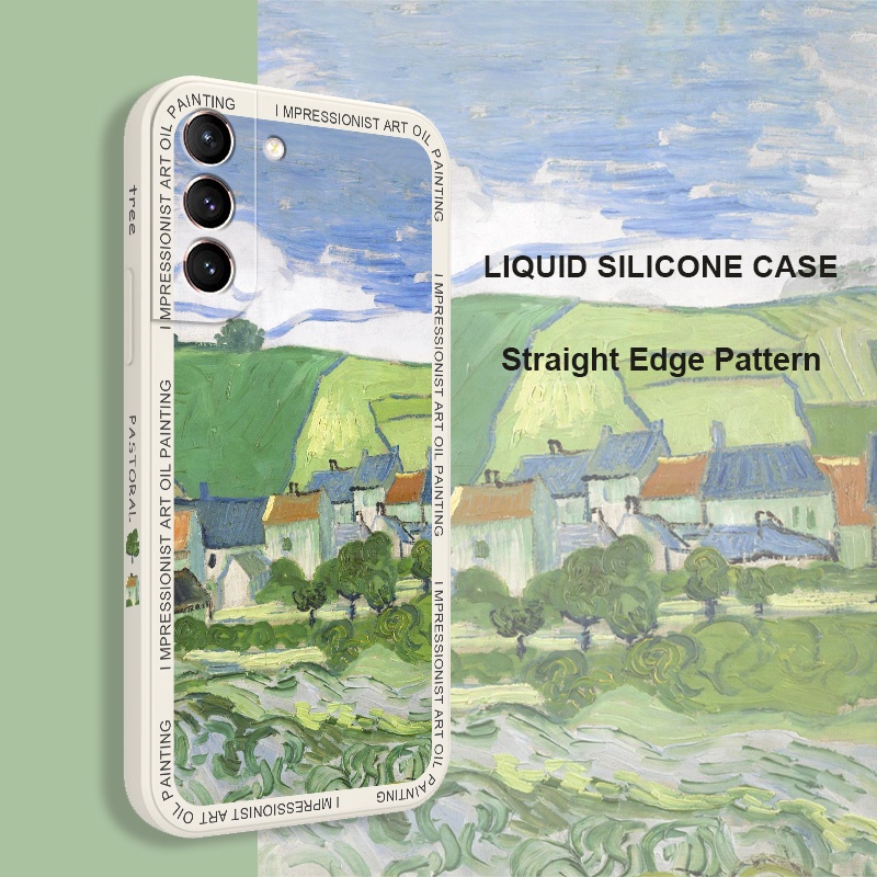 Ốp Điện Thoại Cảm Giác Chạm Thoải Mái Cho Samsung Galaxy S21 S20 FE Ultra Plus