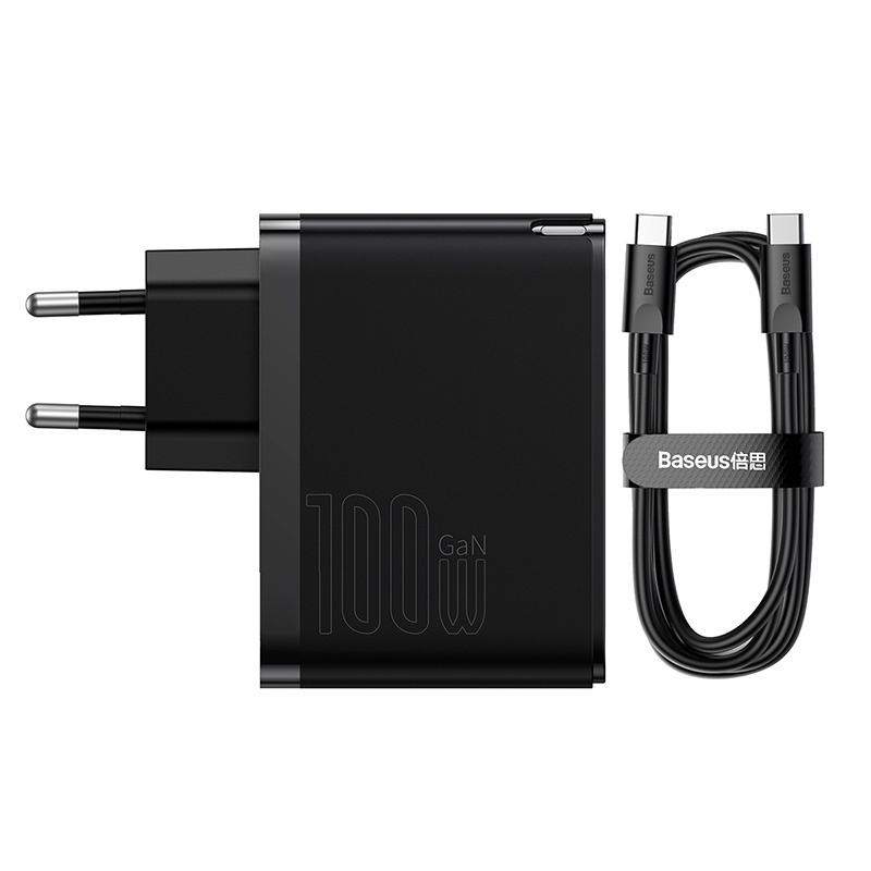 Bộ SạC Nhanh Baseus GaN5 Pro 100W USB Type C PD Cho MacBook / Laptop / ĐiệN ThoạI