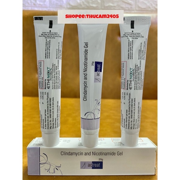 Kem Gel Actreat hỗ trợ giảm mụn viêm,sưng  , mụn mủ .