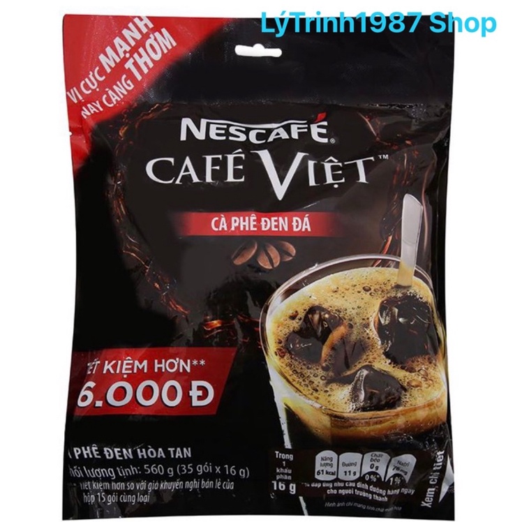 Cà phê Việt Đen đá bịch 5 gói x 16 g