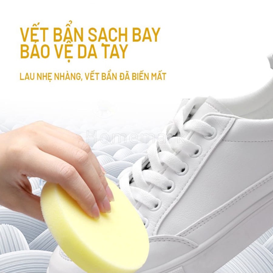 Kem Sáp Tẩy Trắng, Vệ Sinh Giày, Túi Da, Bàn Ghế Đa Năng Không Dùng Nước
