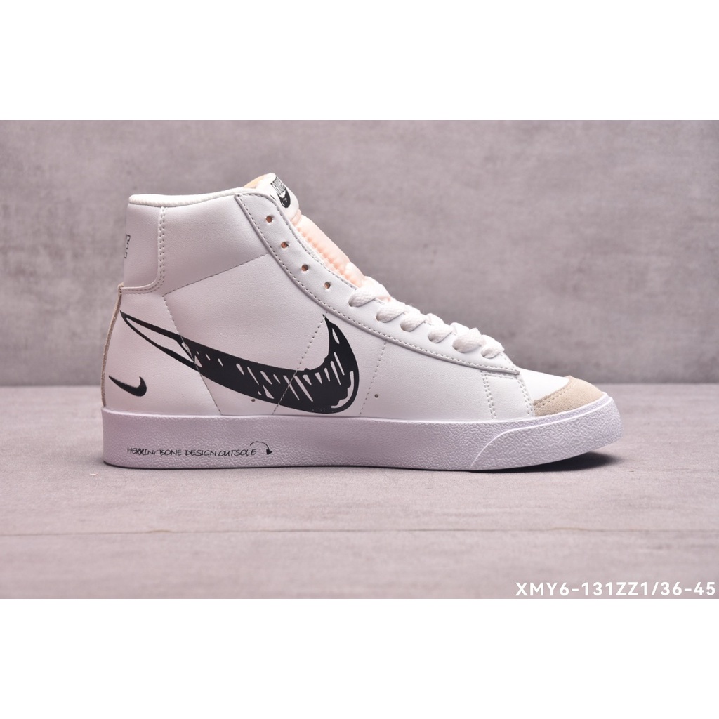 Giày Thể Thao Nike6699 Blazer Mid Vintage 1977 QS Phong Cách Năng Động Trẻ Trung Dành Cho Cả Nam Và Nữ