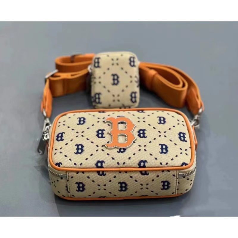 Túi Đeo Chéo Mlb Dáng Vuông Nhỏ Phong Cách Retro Cho Nam Nữ