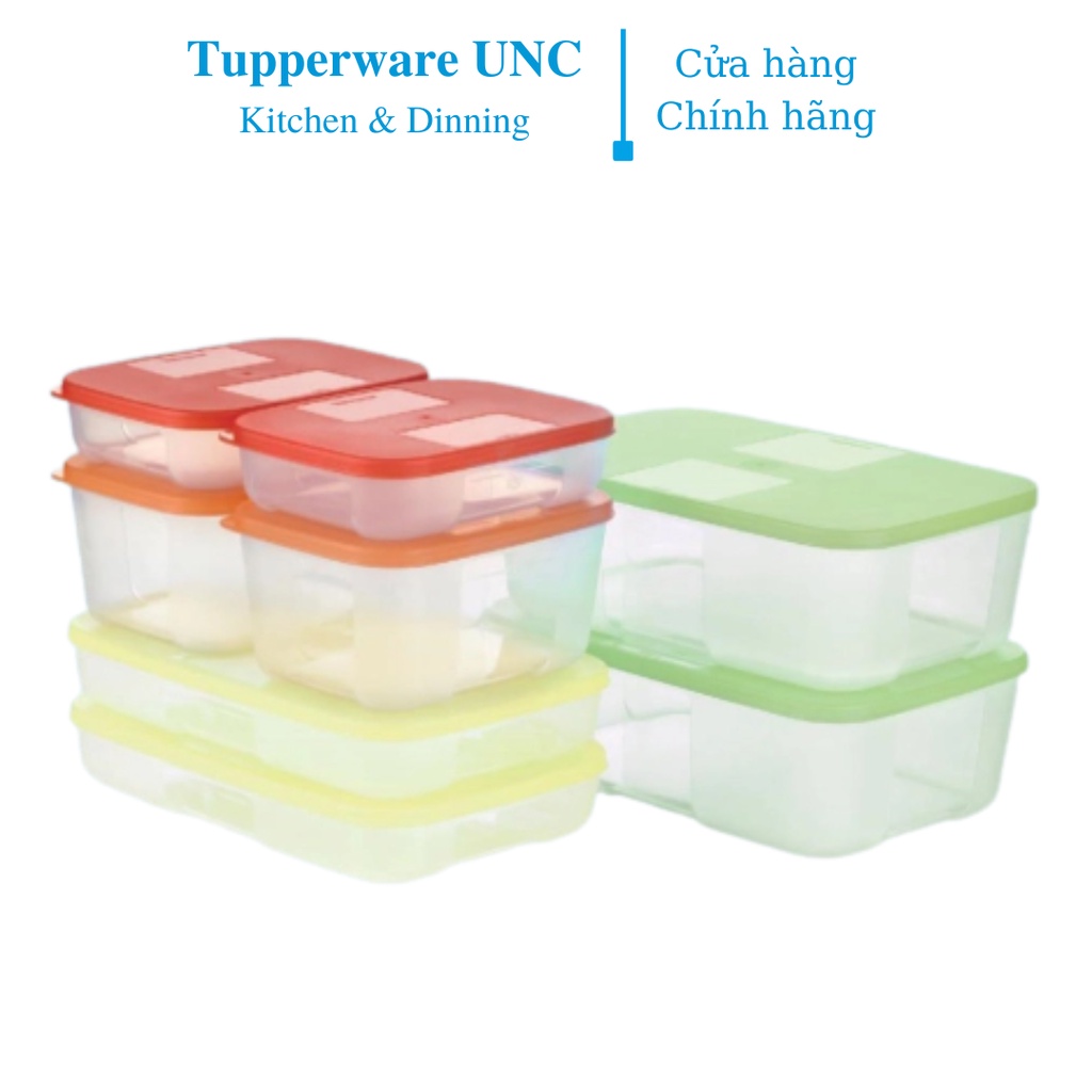 Bộ hộp Trữ Đông Tupperware Freezermate Colorful Set 8