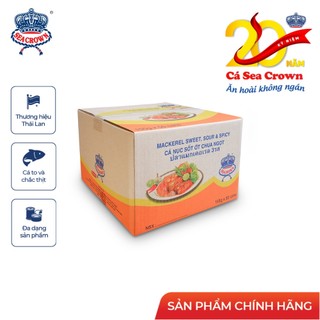 Cá hộp Sea Crown cá Nục sốt ớt chua ngọt - Thùng 50 lon