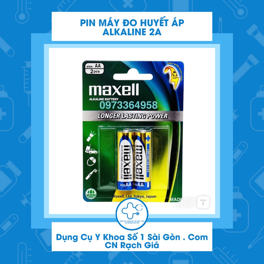 Pin máy đo huyết áp Alkaline 2A