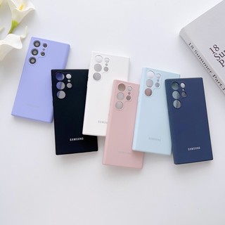 Ốp Silicon Lỏng Mịn Cho Samsung Galaxy S23 S26 S25 S24 Ultra S24 Plus Vỏ Bảo Vệ Camera Có Hộp Bán Lẻ