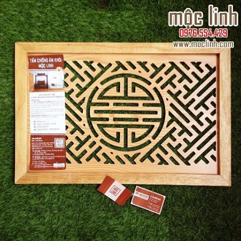 TẤM CHỐNG ÁM KHÓI BAN THỜ MỘC LINH - MÀU VÀNG KÍCH THƯỚC 41X61CM