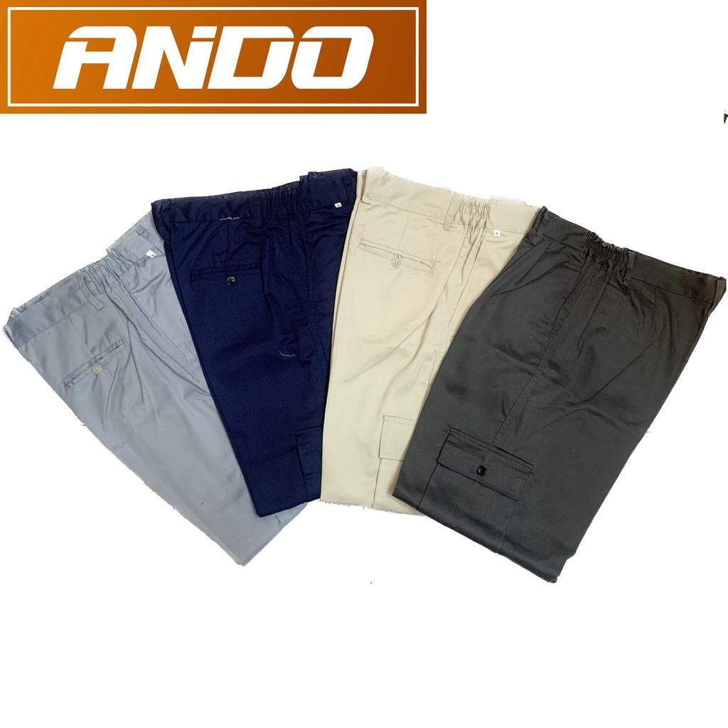 Quần lẻ bảo hộ lao động vải kaki cao cấp
