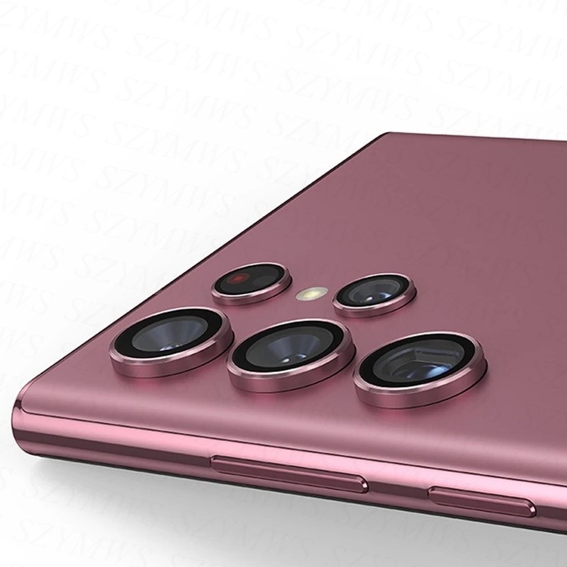 Set 5 Vòng Kim Loại Bảo Vệ Ống Kính Máy Ảnh Cho Điện Thoại Samsung Galaxy S23 S22 Ultra S23 Plus