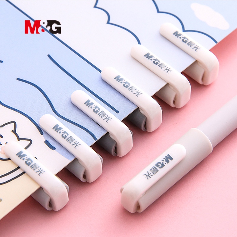 M &amp; G. G. G. Bút Mực Gel Mực Đen Nhám Cỡ Lớn 0.38mm DIY