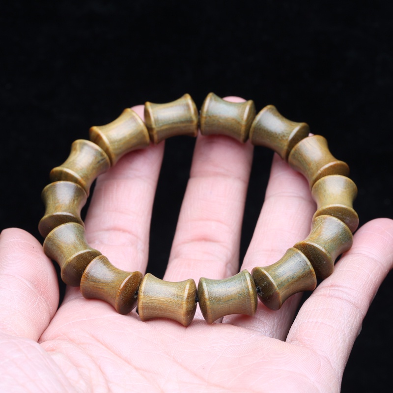 Vòng Đeo Tay Bằng Gỗ Đàn Hương 12Mm X 14Mm