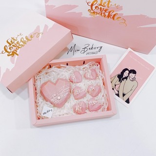 Socola valentine set tim cương hồng to