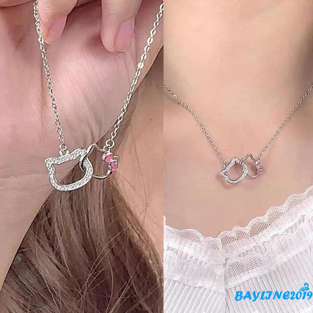 Vòng cổ Mặt Hình Mèo May Mắn Đáng Yêu Dành Cho Nữ