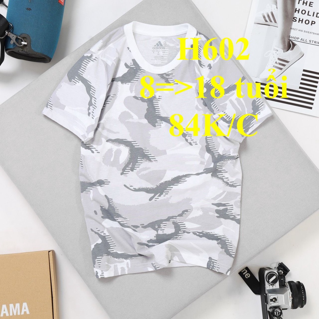 * Mã H602: Áo thun bé trai 100% thun cotton thoáng mát