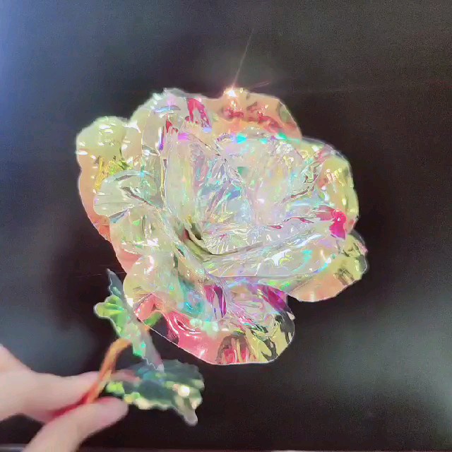 Hộp hoa hồng hologram quà tặng ngày lễ 8/3, 20/10, Sinh nhật, Valentine 14/2 - có đèn