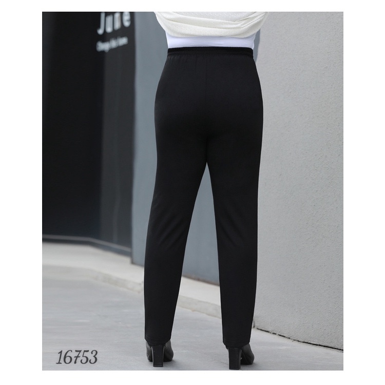 Quần tây dài BIGSIZE Lưng Thun ống đứng Logo K 16753