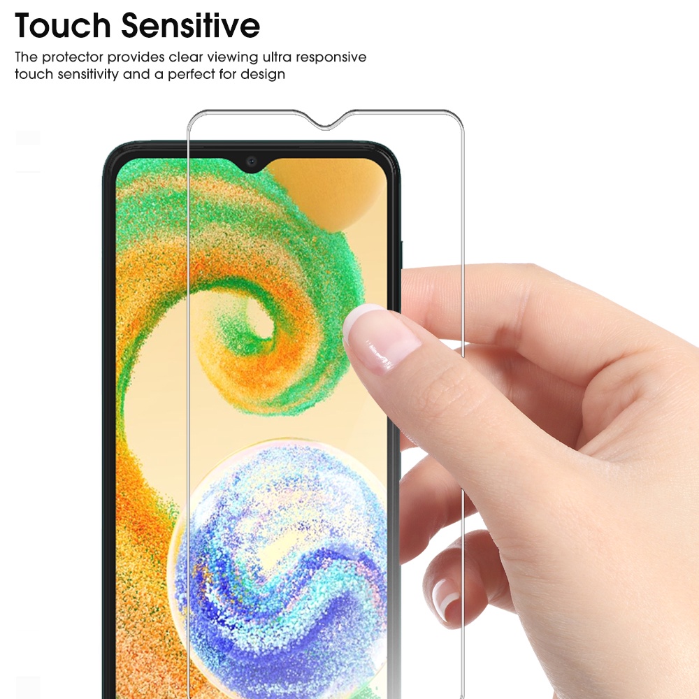 Kính Cường Lực 9H Toàn Màn Hình Chống Dấu Vân Tay Chống Trầy Cho Samsung Galaxy A04