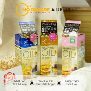Tinh dầu dưỡng tóc, phục hồi tóc Lucido - L Nhật Bản, dưỡng tóc phục hồi hư tổn, siêu dưỡng ẩm và bóng mượt 60ml