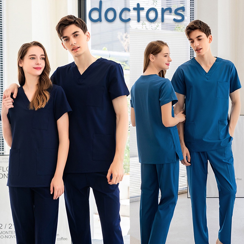 Bộ Đồng Phục Y Tá / Y Tá / Y Tá / Y Tá 2 Món Bằng Chất Liệu Cotton