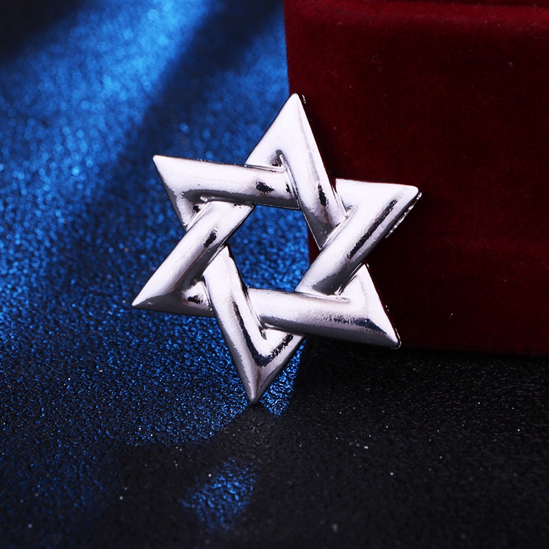 Trâm Cài Áo Hình Lục Giác Đơn Giản Cho Nam