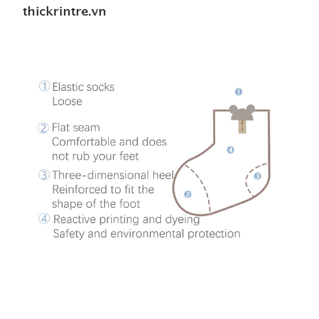 1 Đôi Tất Lưới Thoáng Khí Mùa Hè Cho Bé 0-5 Tuổi
