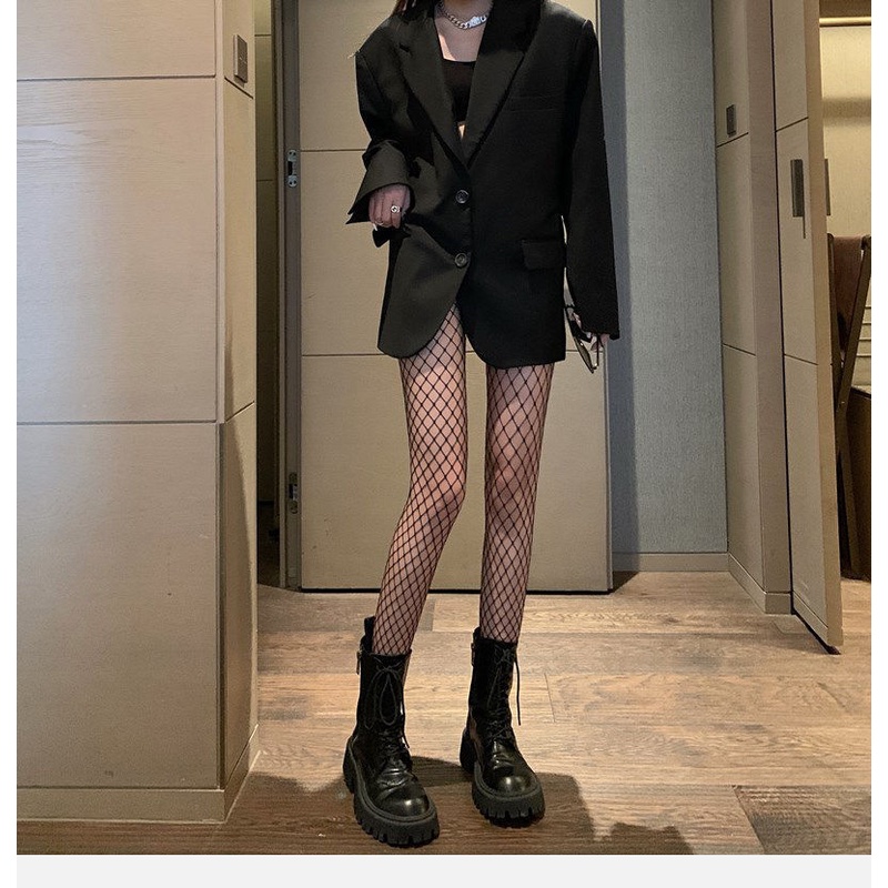 Xijing Quần Tất Lưới Hình Viên Kim Cương Quyến Rũ Gợi Cảm Cho Nữ