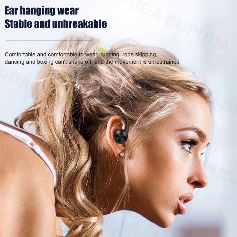 Tai Nghe Bluetooth Không Dây IPX5 Chống Nước / Âm Thanh HiFi Stereo Có Mic Điện Thoại