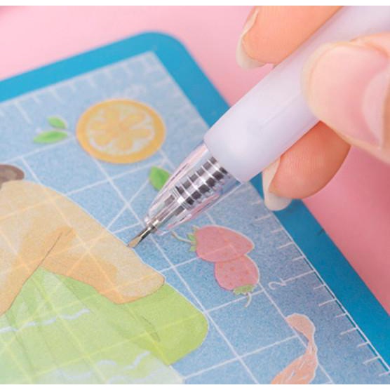 Bút Dao Trổ Washi Sticker Dễ Thương Nhà Cam