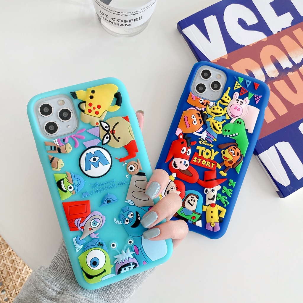 DISNEY Ốp Điện Thoại Silicon Tpu Mềm In Hình Hoạt Hình Toy Story Cho iPhone 11 12 13 14 Pro Max XS Max X XR 7 8 Plus