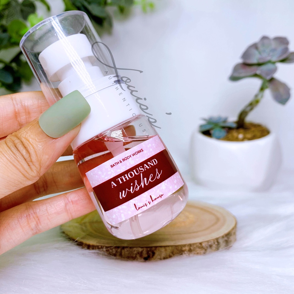 - Body mist / Xịt thơm chính hãng Bath & Body Works của Mỹ