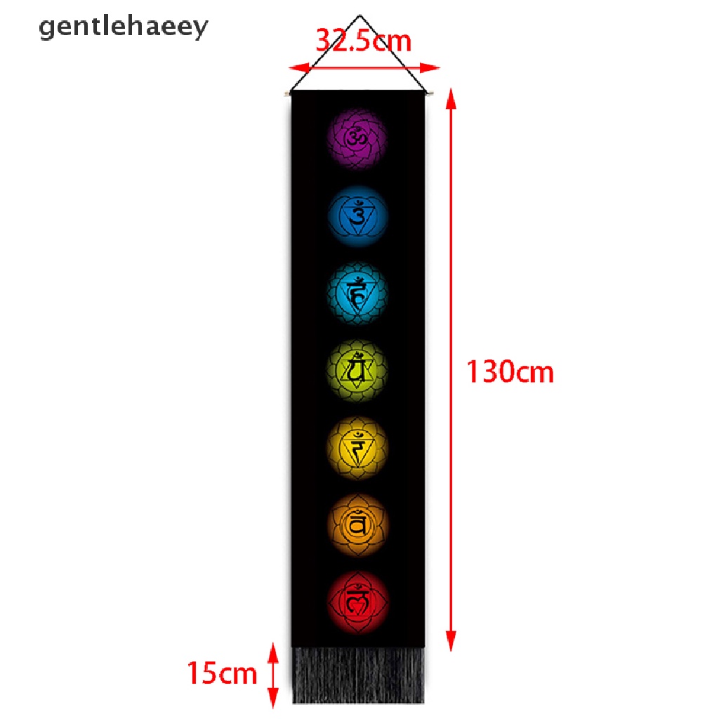 Thảm Treo Tường Trang Trí Phòng Ngủ / Yoga Chủ Đề Công Nghiệp Luân Xa Luân Xa Màu Đen