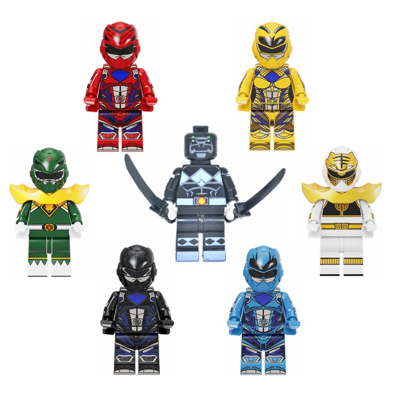 Đồ Chơi Lắp Ráp Mô Hình Power Rangers DIY Dùng Làm Quà Tặng Cho Bé