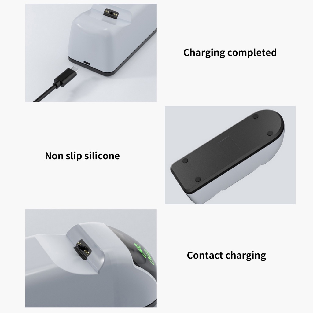 Đế Sạc Nhanh Type-C Bằng Kim Loại Có Đèn LED Cho Tay Cầm Chơi Game PS5