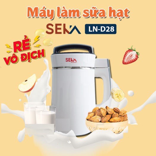 Máy làm sữa hạt đa năng seka 1800 lit dành cho cả gia đình, 1 đổi 1